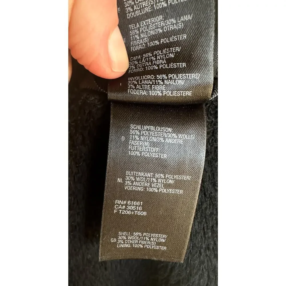 The North Face Black Full Zip Fleece Jacket XL Men’s Classic Logo